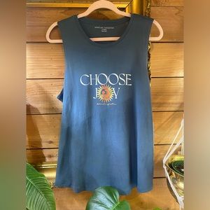 Spiritual Gangster Muscle Tee Choose Joy XL